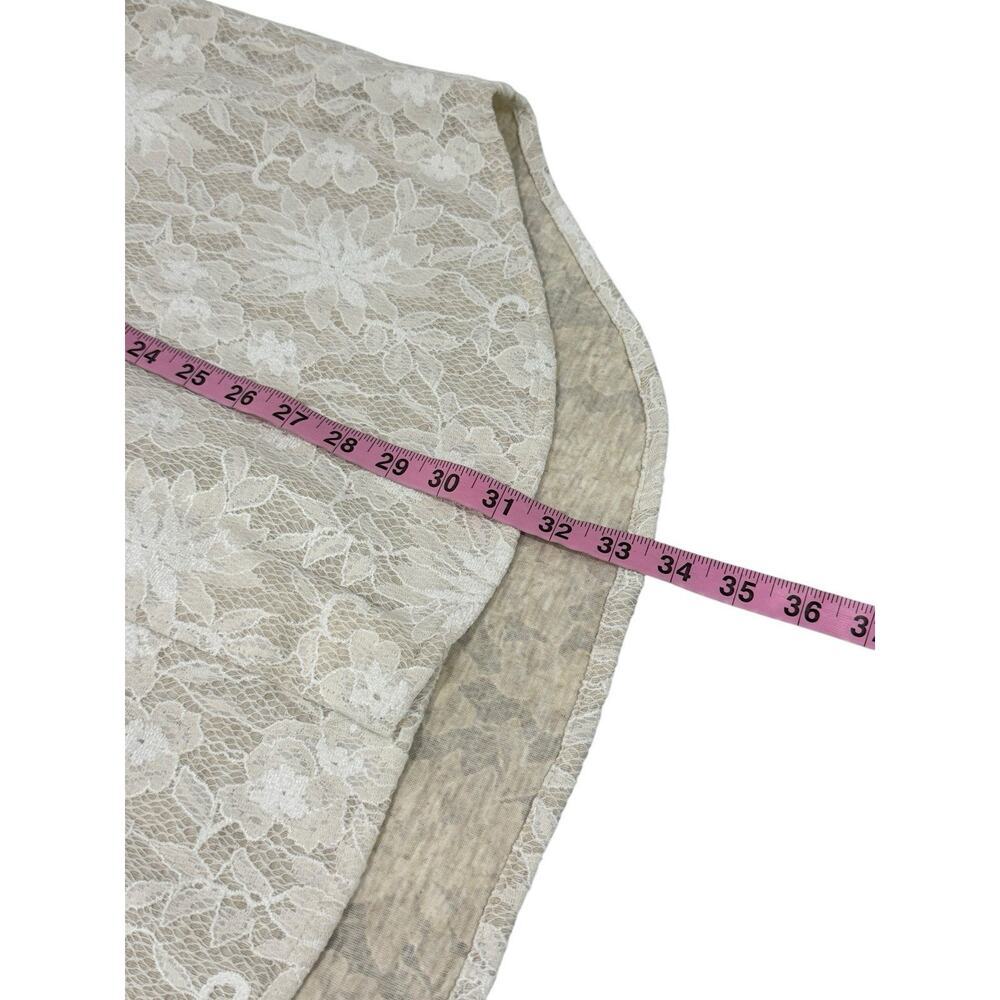 Andersson Bell Nude Beige Cream Lace Womens Light Jacket Size Large - Picture 7 of 8
